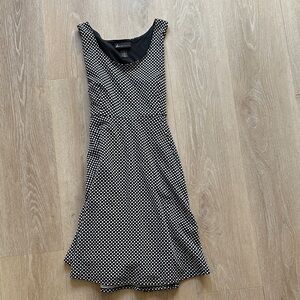 Land Bryant Polka Dot Dress - Black and White